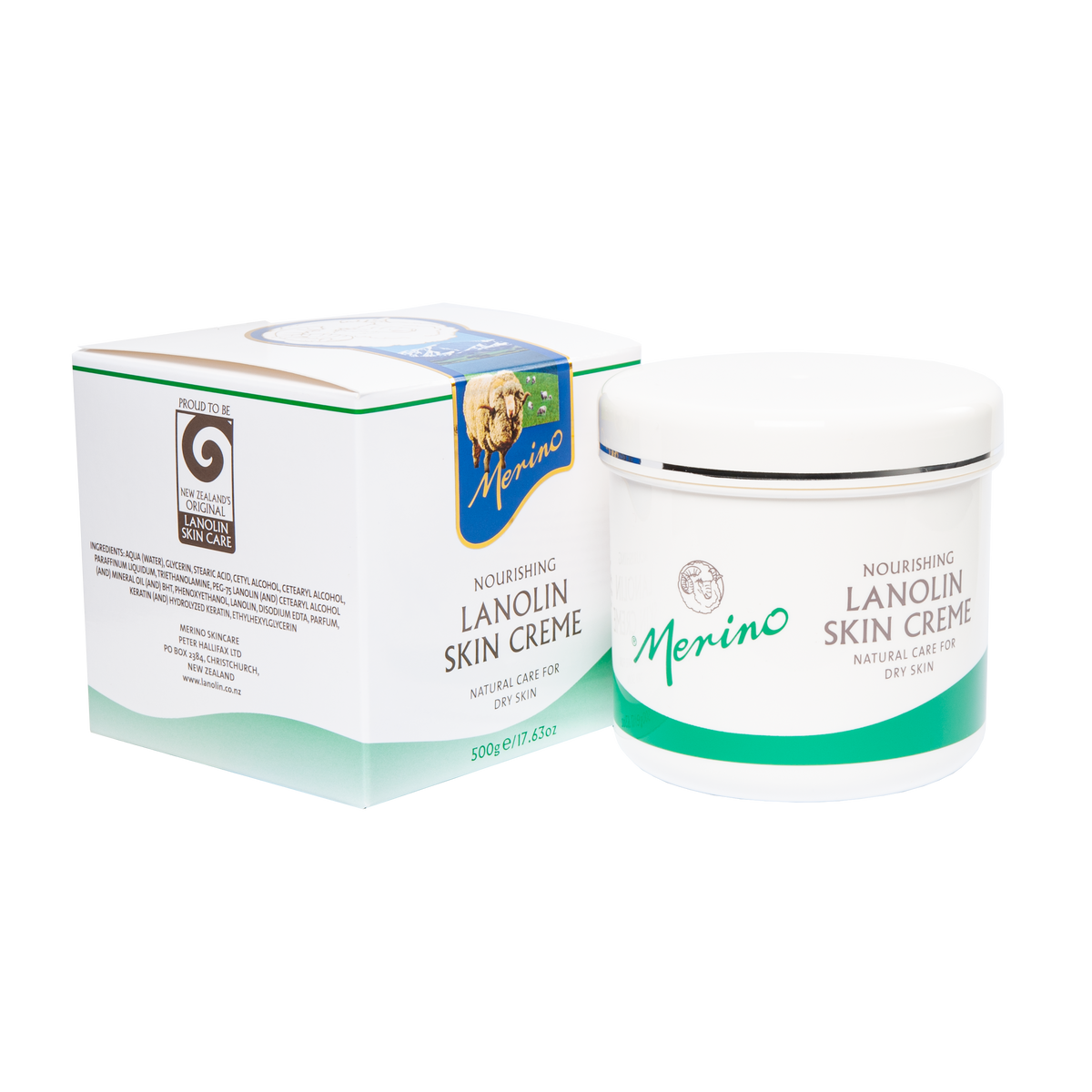 Merino Lanolin Skin Creme 500g Merino Skincare